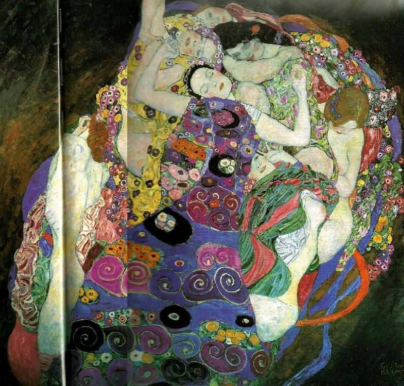 Gustav Klimt jungfrun oil painting image